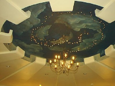 Ballroom Ceiling at Fernie Castle