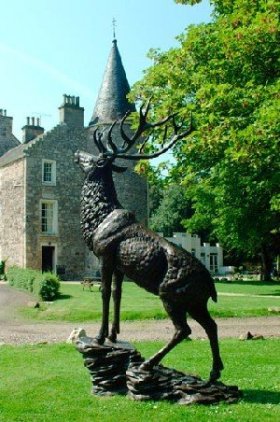 Stag Statue at Fernie Castle